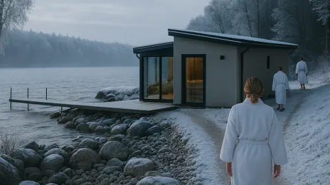 Sjölyckan vinter