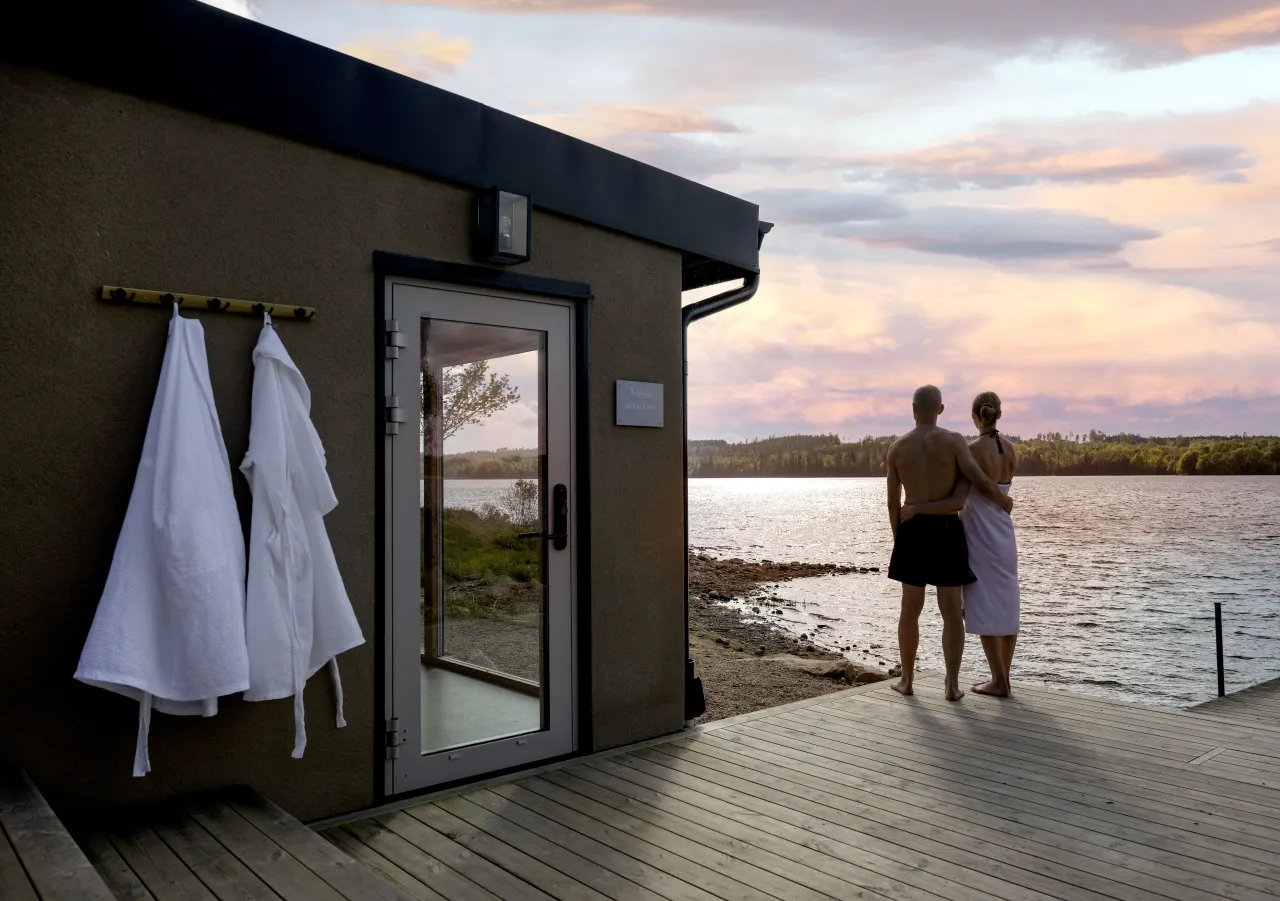 Sommarbastu kväll